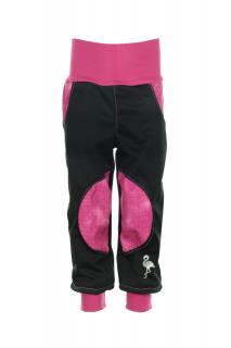 Zateplené softshellové nohavice Ružový jeans Veľkosť: 104
