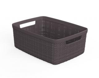 Curver Úložný box Jute S, 5 L, sivý