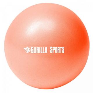 Gorilla Sports Mini lopta na pilates, 23 cm, oranžová