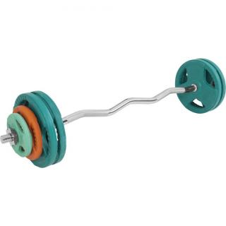 Gorilla Sports Set nakladacích tyčí + závažia, hviezdice, 35 kg