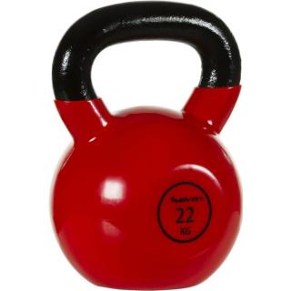 Kettlebell činka 22 kg MOVIT s vinylovým povrchom