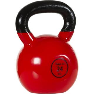 Kettlebell činka 24 kg MOVIT s vinylovým povrchom