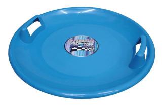 Plastový sánkovací tanier Superstar - modrý
