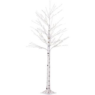VOLTRONIC LED breza,8 funkcií s ovládačom,teplá biela, stromček 120 cm