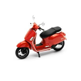 1:18 2017 vespa gts 125cc RED Červená