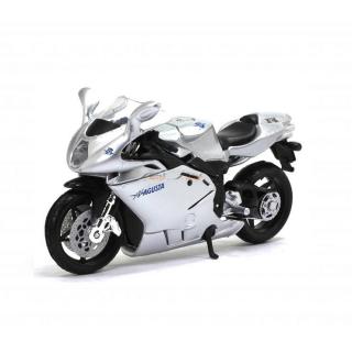 1:18 MV AGUSTA F4S 1+1 Strieborná