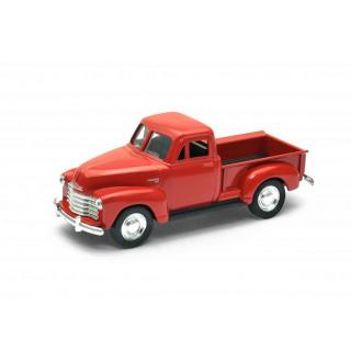 1:34 1953 Chevrolet 3100 Pick Up Červená