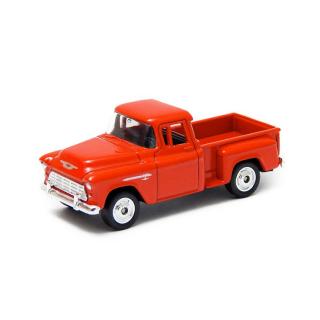 1:34 1955 Chevy Stepside Červená