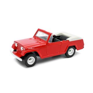 1:34 1967 Jeep jeepster Commando Roadster Červená