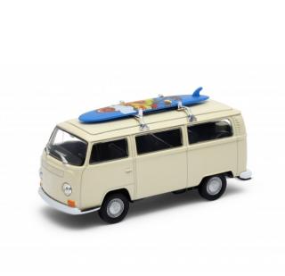 1:34 1972 VW Bus T2 surf Krémová
