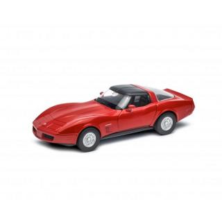 1:34 1982 Chevrolet Corvette Coupe Biela