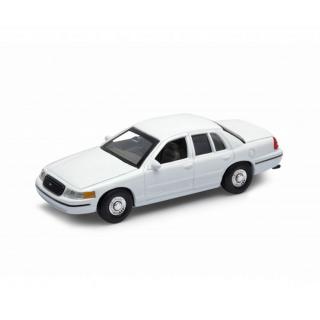 1:34 1999 Ford Crown Victoria Strieborná