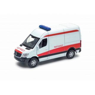 1:34 Mercedes Benz Sprinter Panel Van Notarz Biela