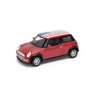 1:34 Mini Cooper USA Bordová