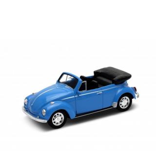 1:34 VW Beetle Convertible Modrá