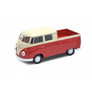 1:34 VW T1 Double Cabin Pick Up Modrá