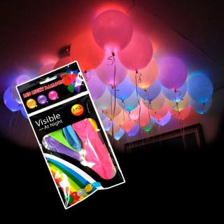 Balónik LED svietiaci 5 ks Mix farieb