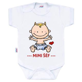 Body s potlačou New Baby MIMI ŠÉF 50