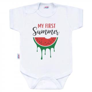 Body s potlačou New Baby My first Summer 50