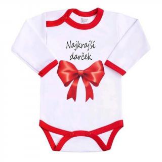 Body s potlačou New Baby Najkrajší darček 86 (12-18m)