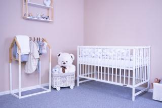 Detská postieľka New Baby BASIC štandard biela