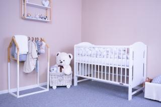 Detská postieľka New Baby ELSA štandard biela