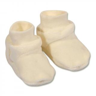 Detské papučky New Baby béžove 62 (3-6m)
