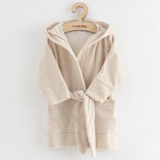 Detský froté župan New Baby Comfortably beige 80/86