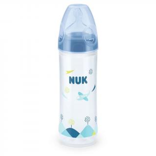 Dojčenská fľaša NUK LOVE 250 ml, 6-18 m modrá