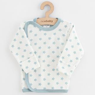 Dojčenská košieľka New Baby Classic II hviezdy mätové 62 (3-6m)