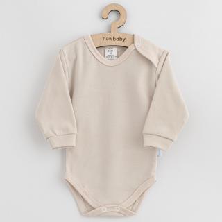 Dojčenské bavlnené body New Baby béžová 80 (9-12m)