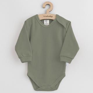 Dojčenské bavlnené body New Baby zelená 56 (0-3m)