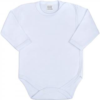 Dojčenské body celorozopínacie New Baby Classic biele 62 (3-6m)