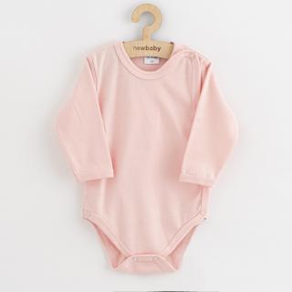 Dojčenské body celorozopínacie New Baby Classic II svetlo ružové 62 (3-6m)