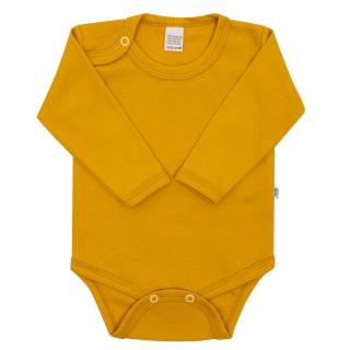 Dojčenské body New Baby Classic II horčicové 50