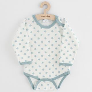 Dojčenské body New Baby Classic II hviezdy mätové 74 (6-9m)