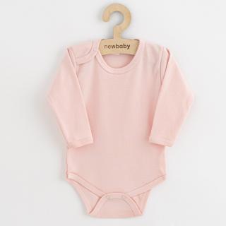 Dojčenské body New Baby Classic II svetlo ružové 80 (9-12m)