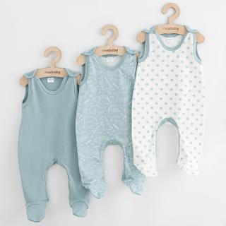 Dojčenské dupačky New Baby Classic II Uni 3ks mätové 62 (3-6m)