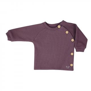 Dojčenské tričko s dlhým rukávom Koala Pure purple 74 (6-9m)