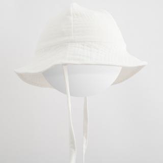 Dojčenský mušelínový klobúčik New Baby Elizabeth 68 (4-6m)