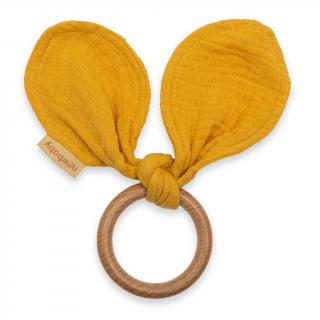 Kúsok s listami New Baby Ears mustard