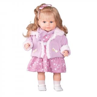 Luxusná hovoriaca detská bábika-dievčatko Berbesa Kristýna 52cm (poškodený obal)
