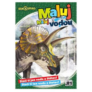 Maľuj vodou A5-Dinosaury