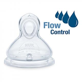 Náustok Flow Control Nuk 6-18 m  2 ks