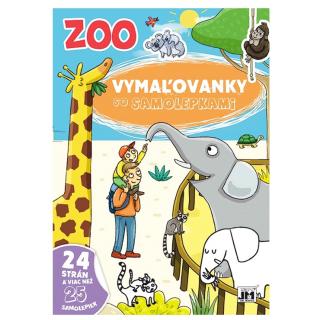 Omaľovánka ZOO so samolepkami