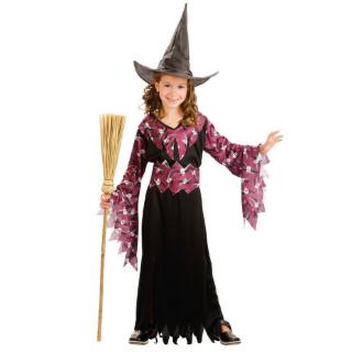 Šaty na karneval - Čarodejnica 130 - 140 cm