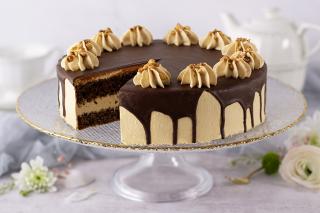 Bezlepkový Nut & Caramel Cake Veľkosť: Celá Torta | 12ks