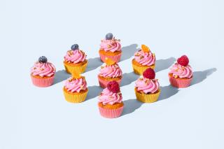Mini Pink Cupcake 30ks