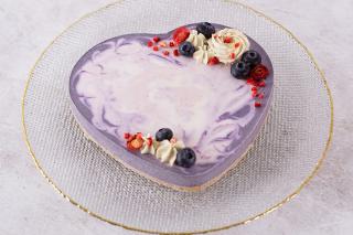 Raw Blueberry Cake srdce