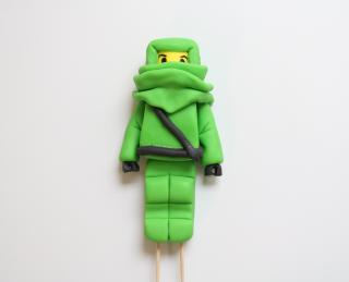 Lego ninjago zelený